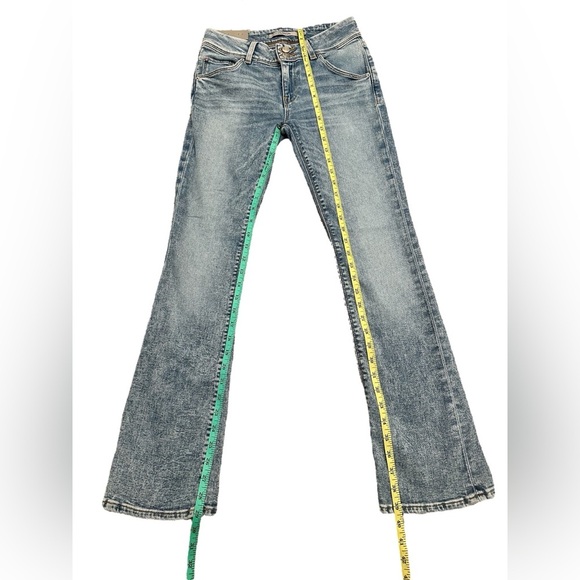 HUDSON Jeans Beth Low to Mid-Rise Baby Bootcut Petite Motion Blue Women Size 25 - Picture 12 of 17